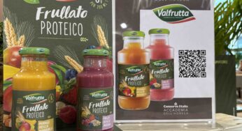 Valfrutta frullato proteico arriva nei bar