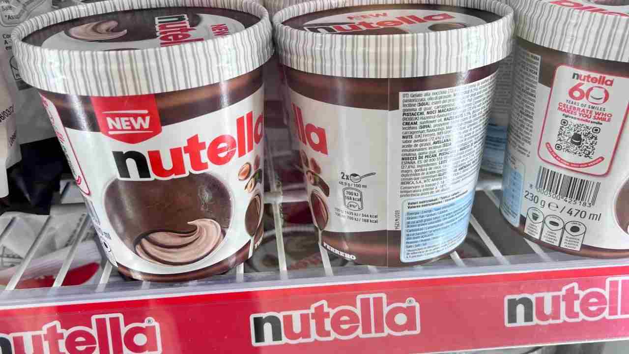 Nutella, richiamato un lotto del nuovo gelato