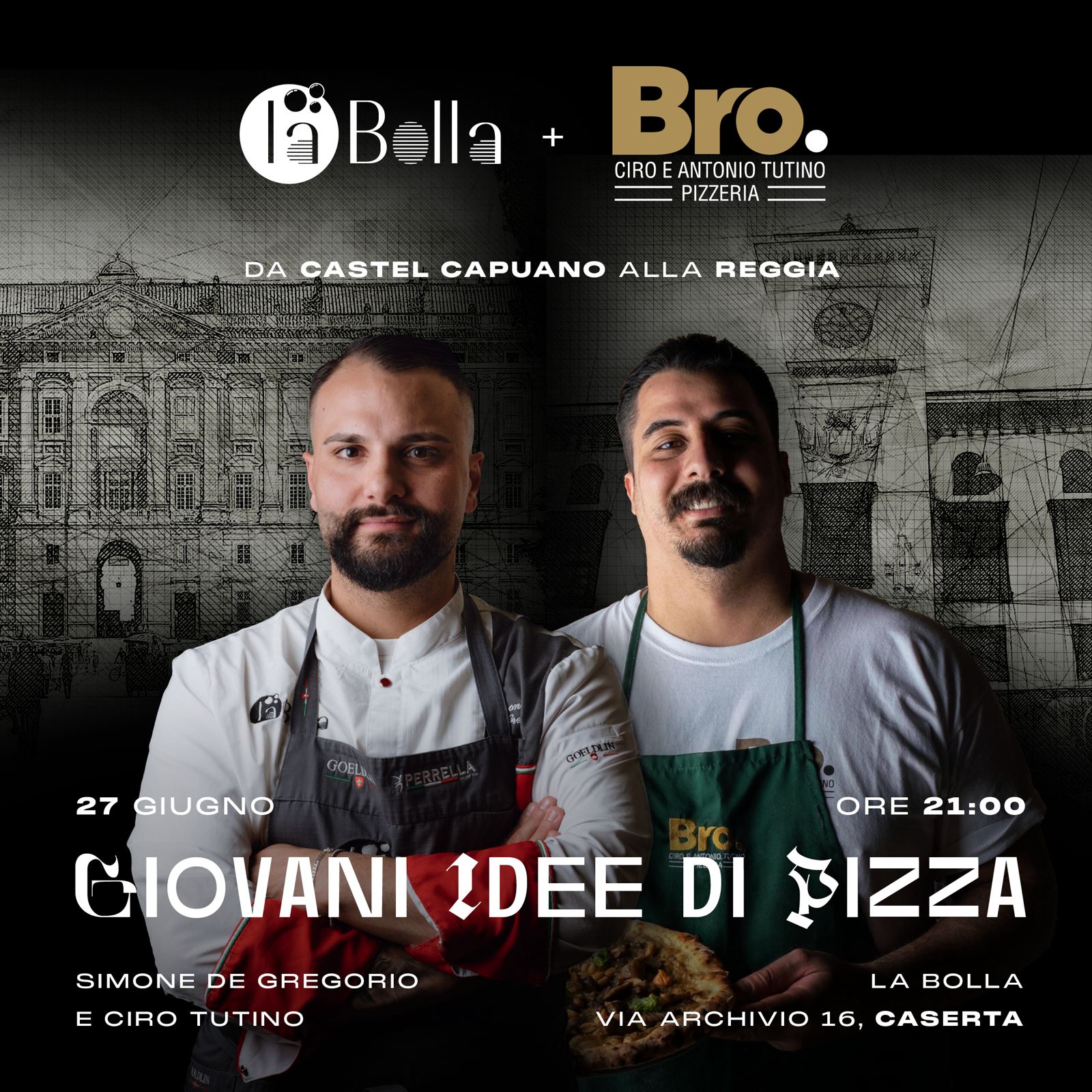 A Caserta "giovani idee di pizza"