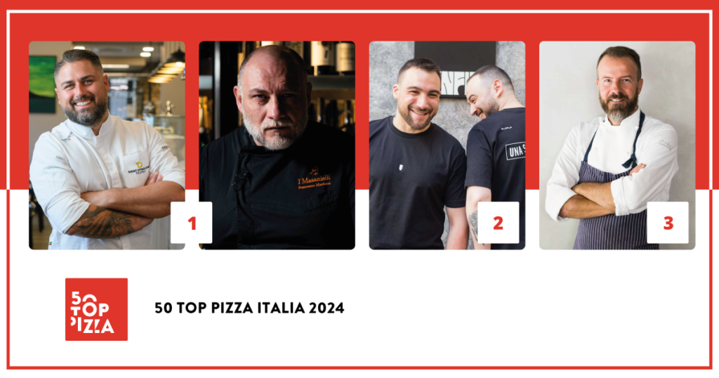 50 Top Pizza Italia 2024: al primo posto della classifica I Masanielli
