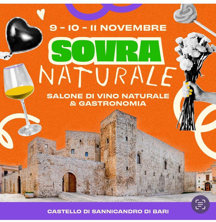 Sovranaturale, il nuovo salone dei vini naturali in Puglia