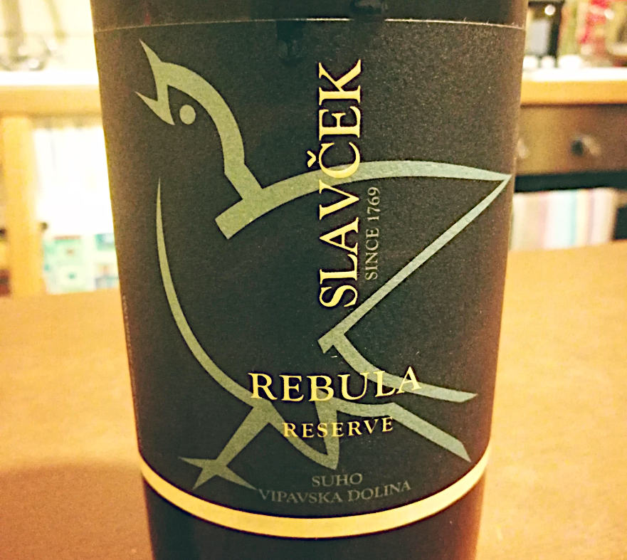 Lo stappo: Rebula Reserva 2015 Slavček